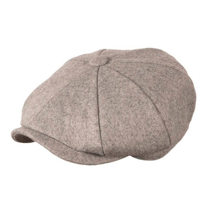 Heritage Tradition Carlyle Felt Newsboy Silver Grey - Flat Cap fra Heritage Traditions hos The Prince Webshop