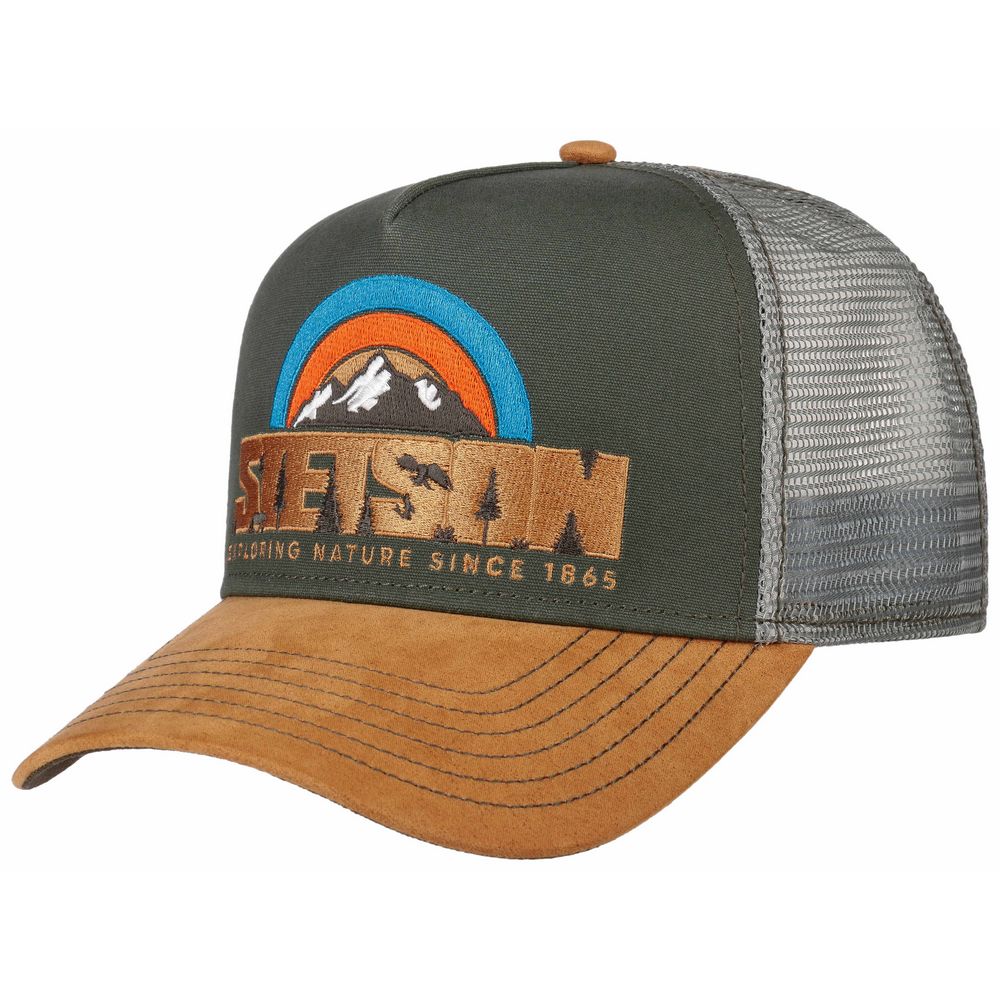 Stetson Explorer Club Hiking Trucker Style Baseball Cap - Baseball Cap fra Stetson hos The Prince Webshop