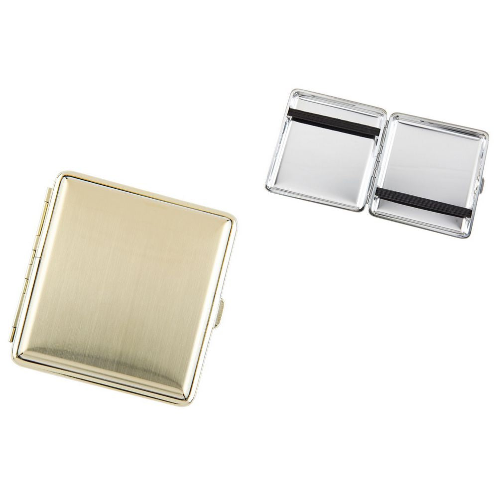 Angelo Cigaretetui - 20 King Size - Gold Rubber - Cigaret Etui fra Angelo hos The Prince Webshop