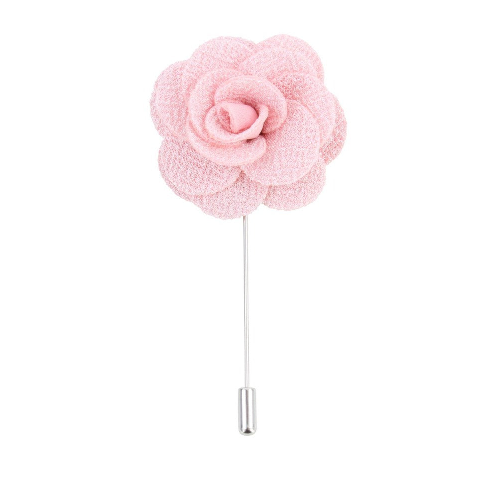 David Aster - Pink Flower Lapel Pin - Reversnål fra David Aster Collection hos The Prince Webshop
