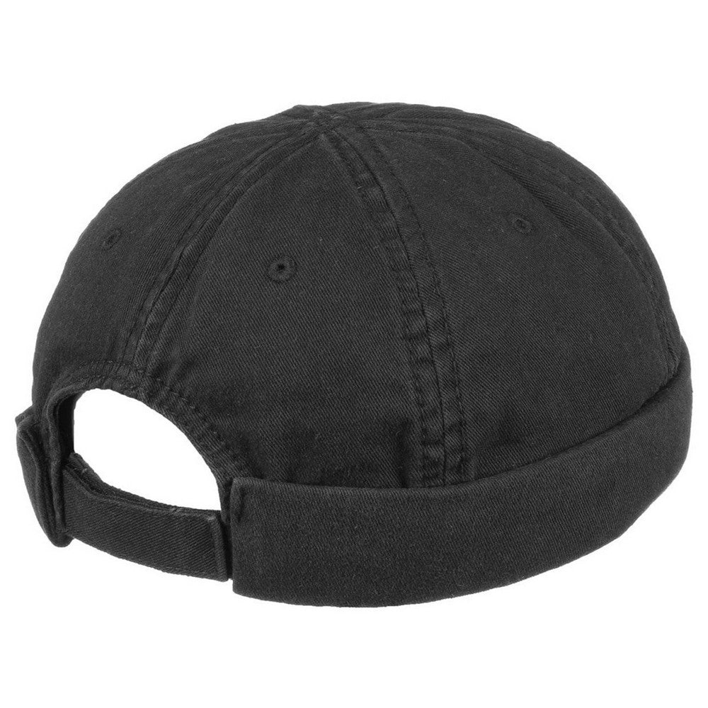 Stetson Docker Cotton - Sort Bomulds Cap - Docker Cap fra Stetson hos The Prince Webshop