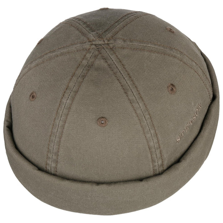Stetson Docker Cotton - Khaki Bomulds Cap - Docker Cap fra Stetson hos The Prince Webshop