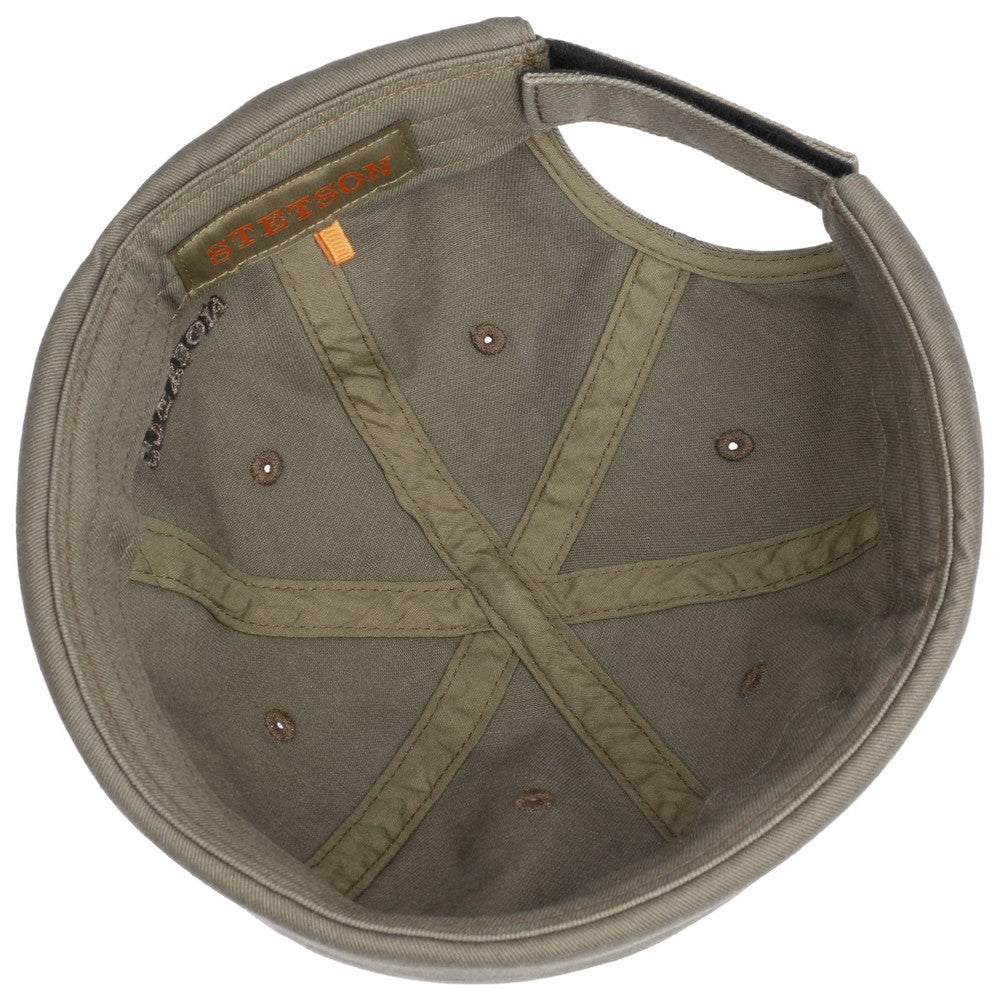 Stetson Docker Cotton - Khaki Bomulds Cap - Docker Cap fra Stetson hos The Prince Webshop