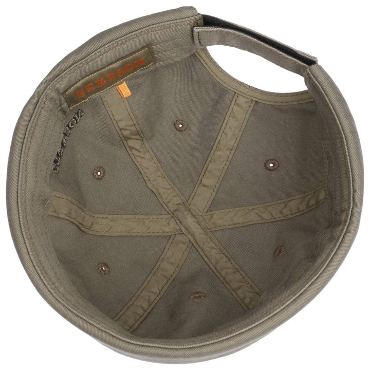 Stetson Docker Cotton - Khaki Bomulds Cap - Docker Cap fra Stetson hos The Prince Webshop