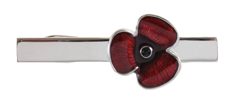 David Aster Poppy Crocodile Clip Tie Slide - Slipsenål fra David Aster Collection hos The Prince Webshop