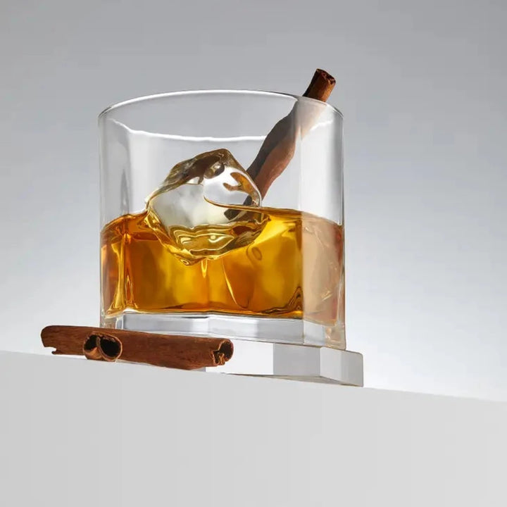 JoyJolt - Aqua Vitae Octagon Whiskey Glas - Sæt af 2 - Whiskey Glas fra JoyJolt USA hos The Prince Webshop