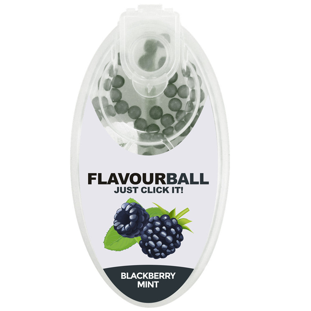 100 stk Cool Blackberry Mint Flavour Balls i Pod - Aroma Kugler fra FLAVOUR BALLS hos The Prince Webshop