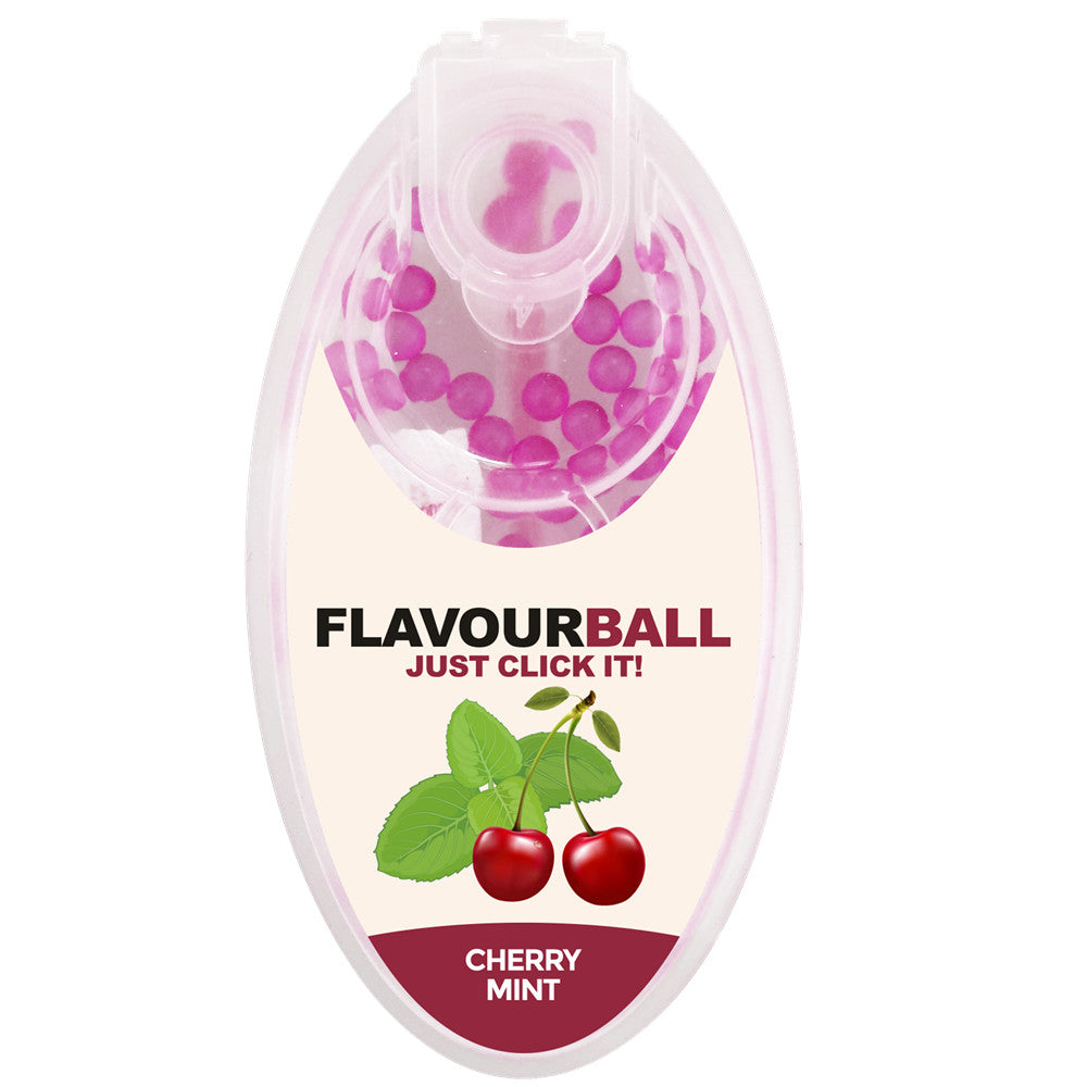 100 stk Cool Cherry Mint Flavour Balls i Pod - Aroma Kugler fra FLAVOUR BALLS hos The Prince Webshop