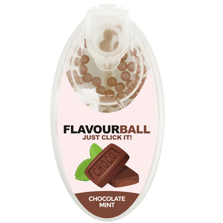 100 stk Cool Chocolate Mint Flavour Balls i Pod - Aroma Kugler fra FLAVOUR BALLS hos The Prince Webshop