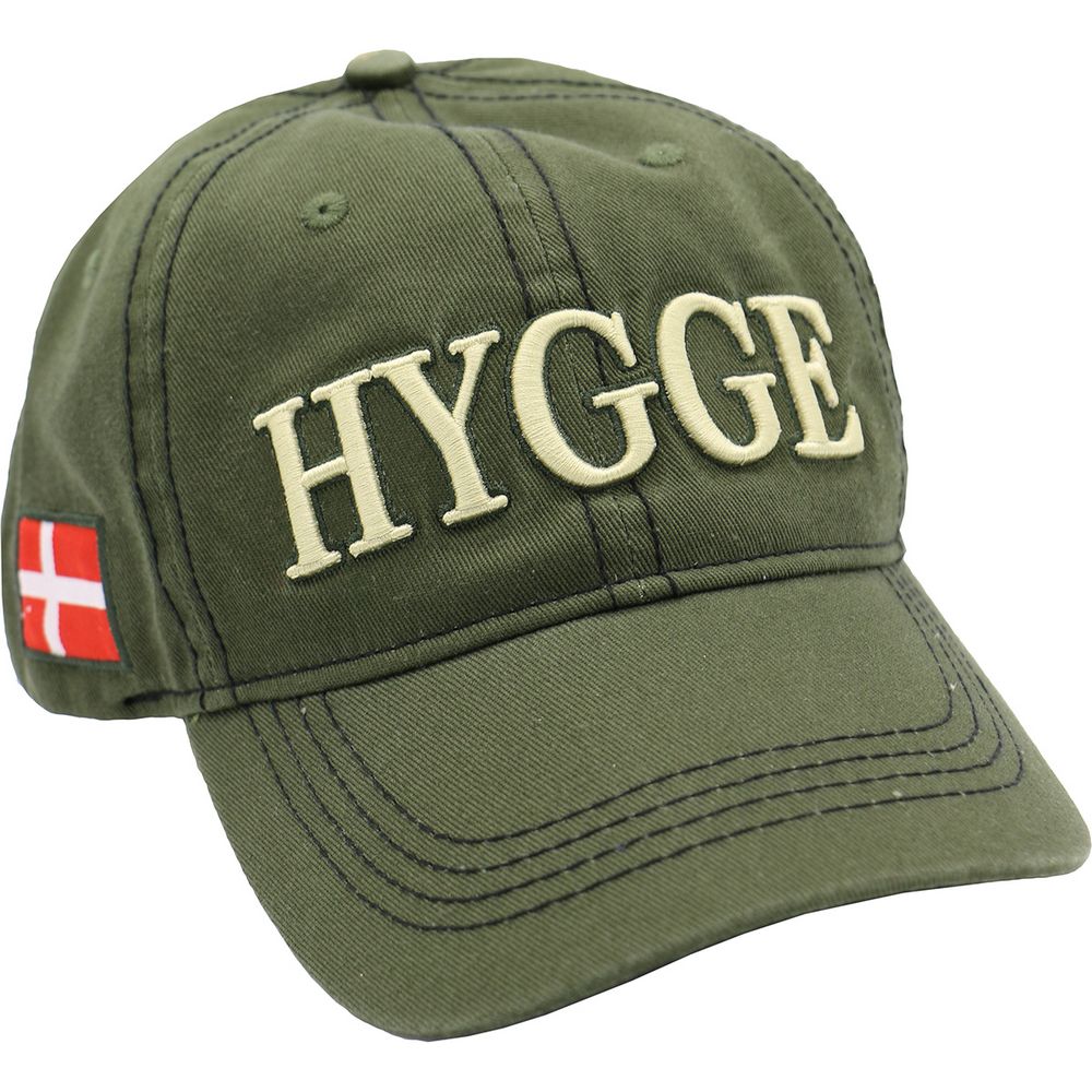Danish HYGGE Baseball Cap - Grøn - Baseball Cap fra Memories of Denmark hos The Prince Webshop