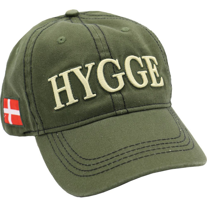 Danish HYGGE Baseball Cap - Grøn - Baseball Cap fra Memories of Denmark hos The Prince Webshop