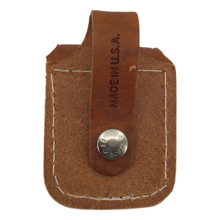 Zippo Tilbehør - Brun Bæltetaske med læderstrop - Zippo Tilbehør fra Zippo hos The Prince Webshop