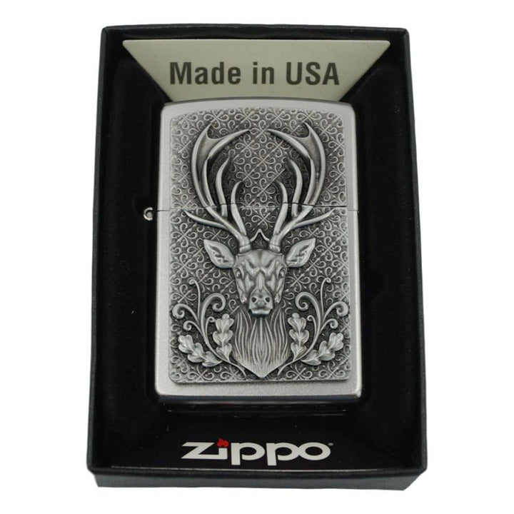 Stag Deer Head 2004736 Zippo Lighter - Zippo Lighter fra Zippo hos The Prince Webshop