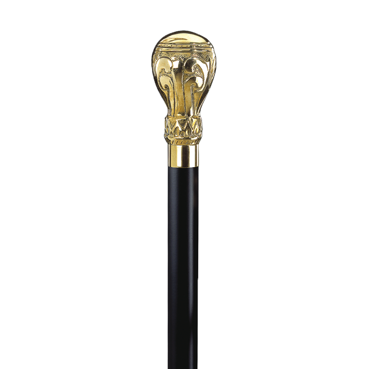 Gastrock Frakkestok Orientalsk Knop Messing / Sølv - Spaderestok fra Gastrock hos The Prince Webshop