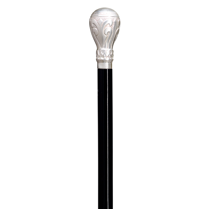 Gastrock Frakkestok Orientalsk Knop Messing / Sølv - Spaderestok fra Gastrock hos The Prince Webshop