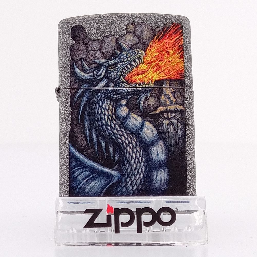 Zippo 60006056 Firey Dragon Design Lighter - Zippo Lighter fra Zippo hos The Prince Webshop