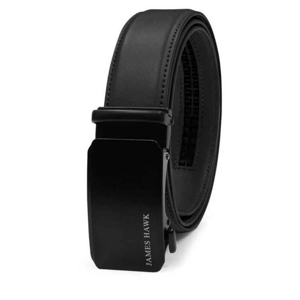James Hawk Automatic Belt - Black - Auto Lock Bælte i 2 Størrelser - Bælte fra James Hawk hos The Prince Webshop