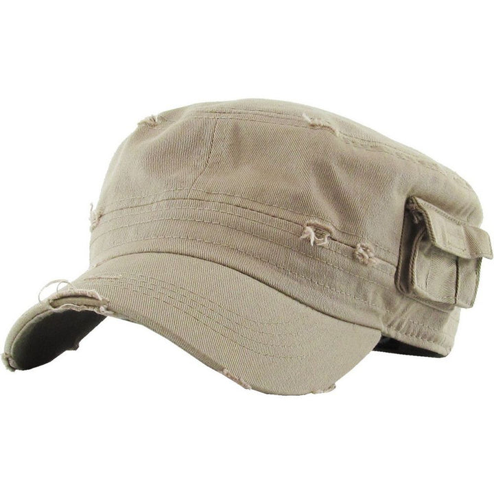 Ethos Army Cadet Cap i 100% Bomuld Distressed - 4 FARVER - Army Cap fra Ethos hos The Prince Webshop