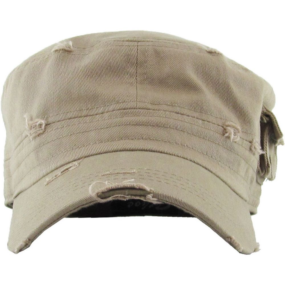 Ethos Army Cadet Cap i 100% Bomuld Distressed - 4 FARVER - Army Cap fra Ethos hos The Prince Webshop