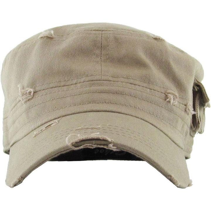 Ethos Army Cadet Cap i 100% Bomuld Distressed - 4 FARVER - Army Cap fra Ethos hos The Prince Webshop