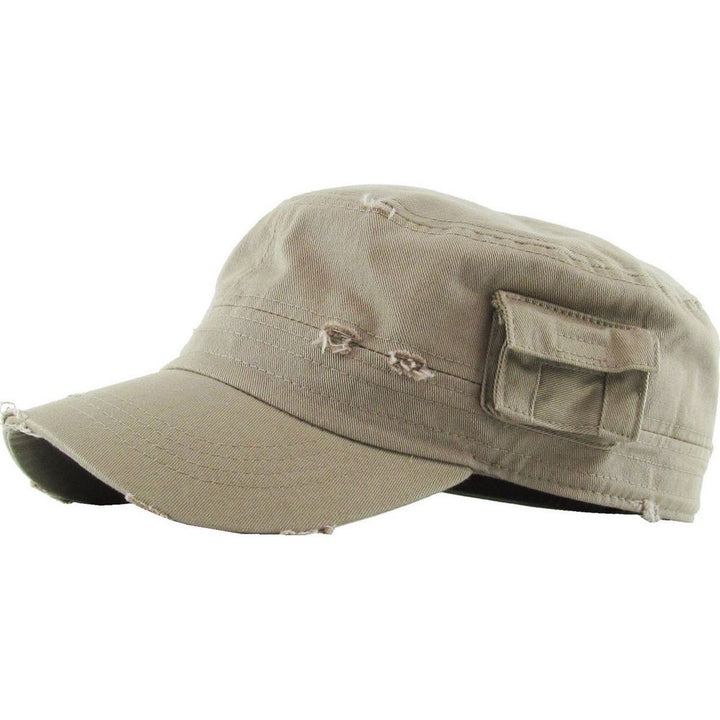 Ethos Army Cadet Cap i 100% Bomuld Distressed - 4 FARVER - Army Cap fra Ethos hos The Prince Webshop