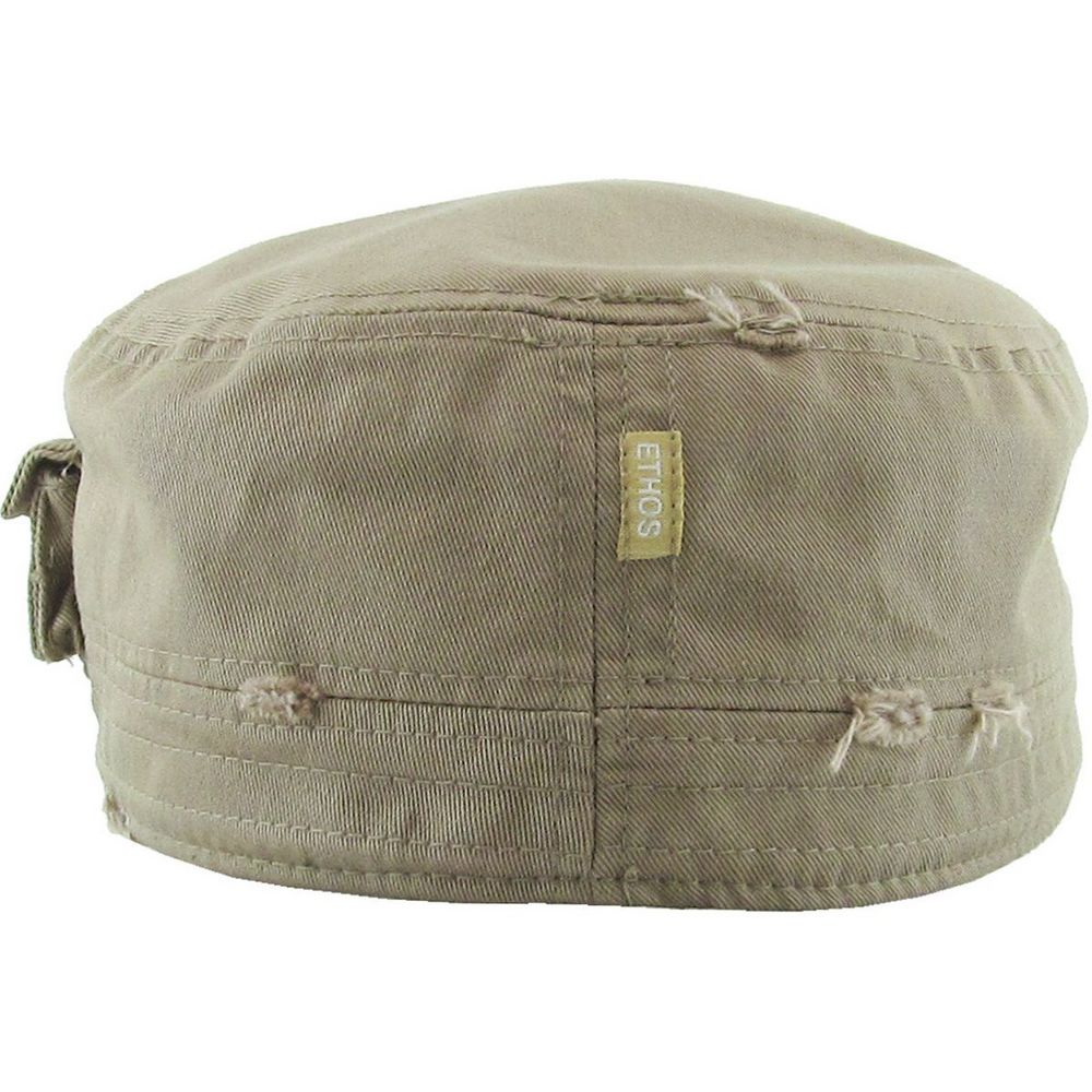 Ethos Army Cadet Cap i 100% Bomuld Distressed - 4 FARVER - Army Cap fra Ethos hos The Prince Webshop