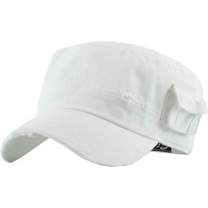 Ethos Army Cadet Cap i 100% Bomuld Distressed - 4 FARVER - Army Cap fra Ethos hos The Prince Webshop