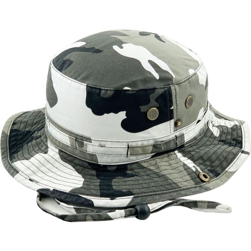 Ethos Boonie Safari Hat City Camo - Bucket Hat fra Ethos hos The Prince Webshop