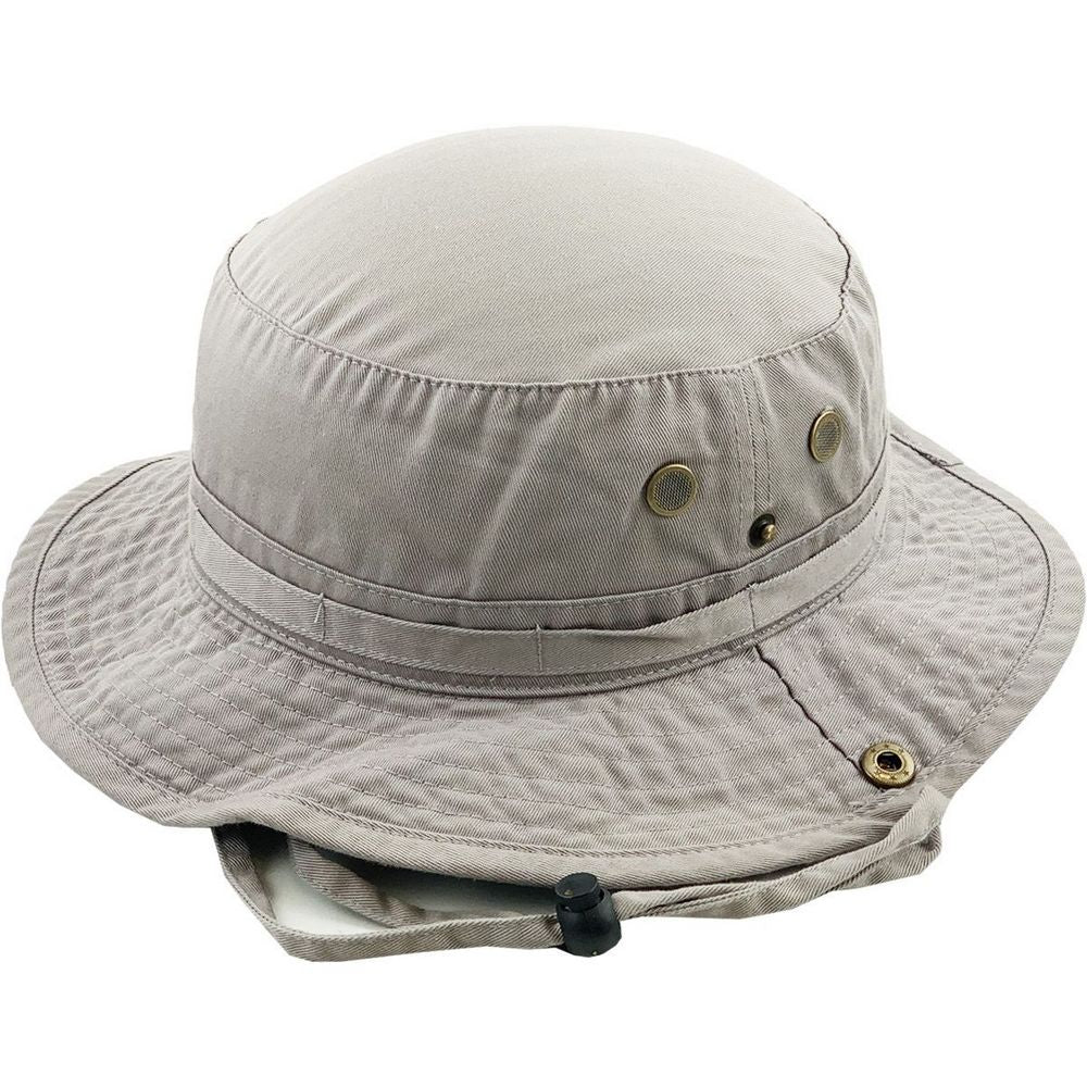 Ethos Boonie Safari Hat Lysegrå - Bucket Hat fra Ethos hos The Prince Webshop