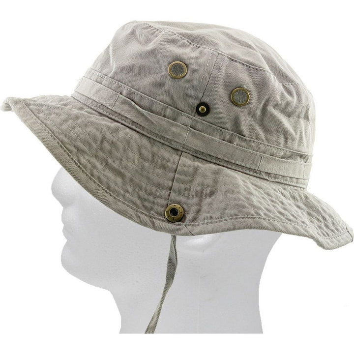 Ethos Boonie Safari Hat Lysegrå - Bucket Hat fra Ethos hos The Prince Webshop