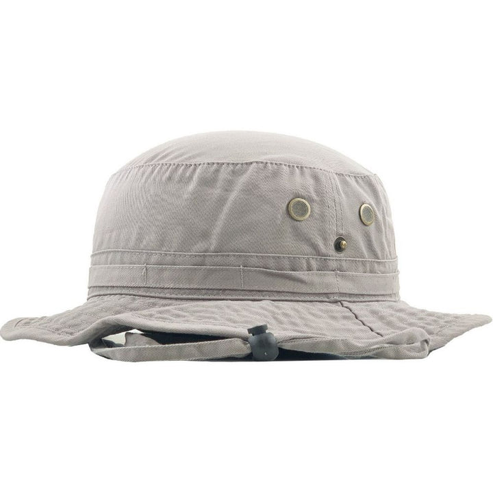 Ethos Boonie Safari Hat Lysegrå - Bucket Hat fra Ethos hos The Prince Webshop