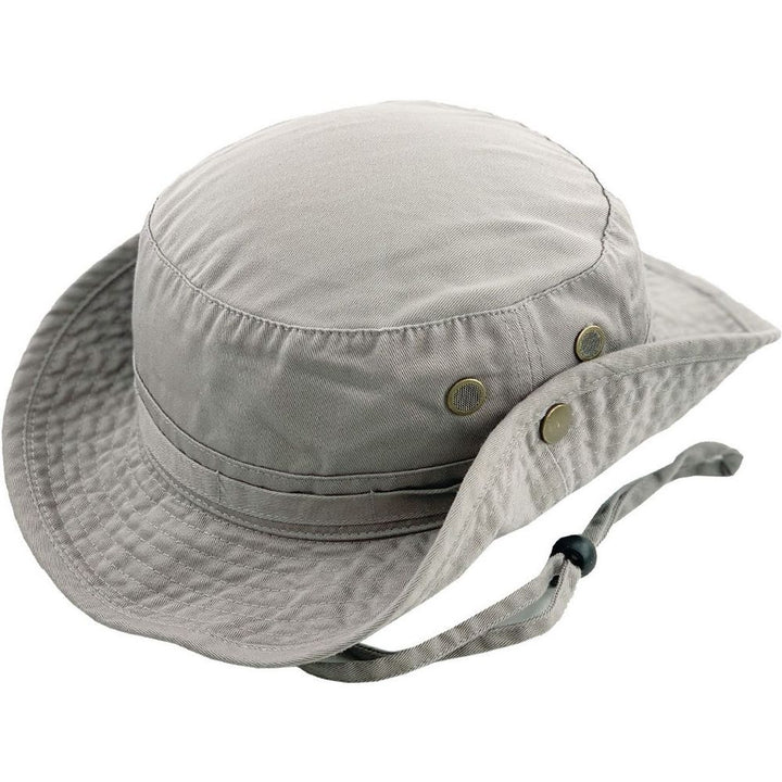 Ethos Boonie Safari Hat Lysegrå - Bucket Hat fra Ethos hos The Prince Webshop