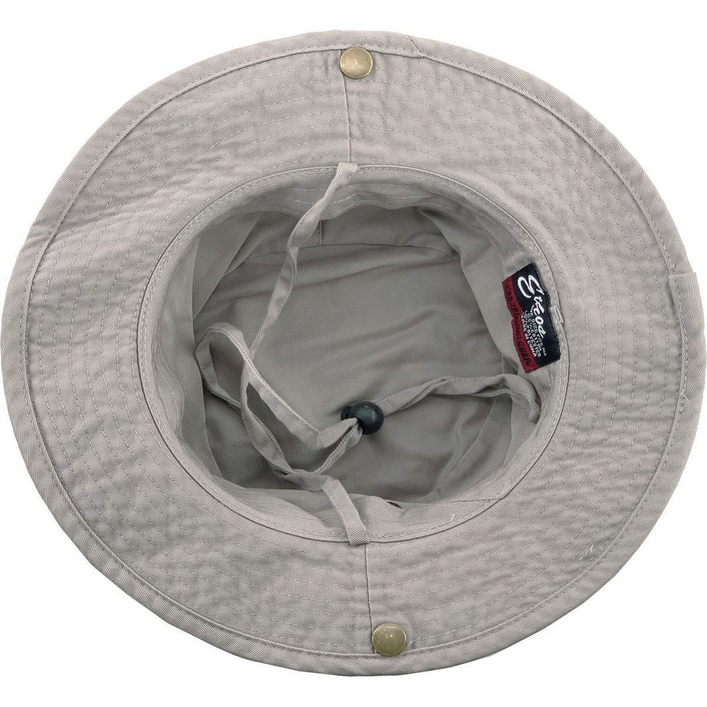 Ethos Boonie Safari Hat Lysegrå - Bucket Hat fra Ethos hos The Prince Webshop