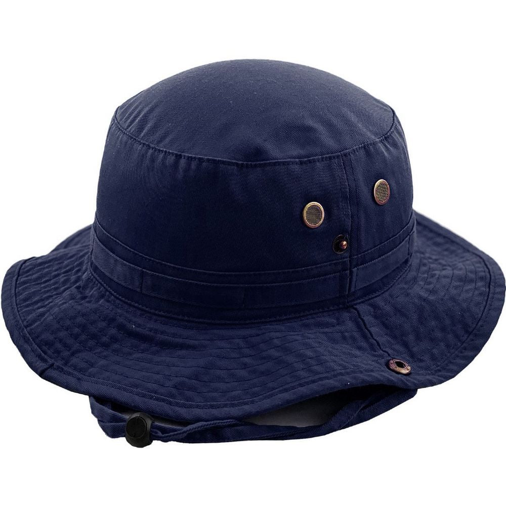 Ethos Boonie Safari Hat Mørkeblå - Bucket Hat fra Ethos hos The Prince Webshop