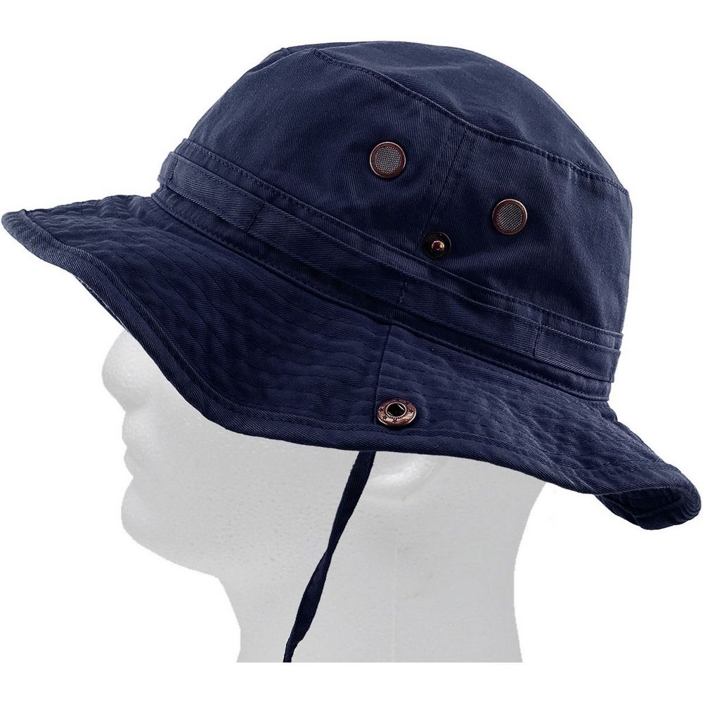 Ethos Boonie Safari Hat Mørkeblå - Bucket Hat fra Ethos hos The Prince Webshop
