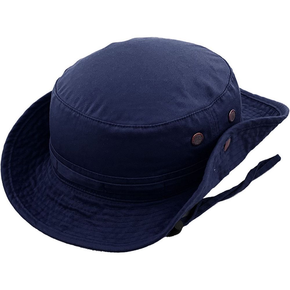 Ethos Boonie Safari Hat Mørkeblå - Bucket Hat fra Ethos hos The Prince Webshop