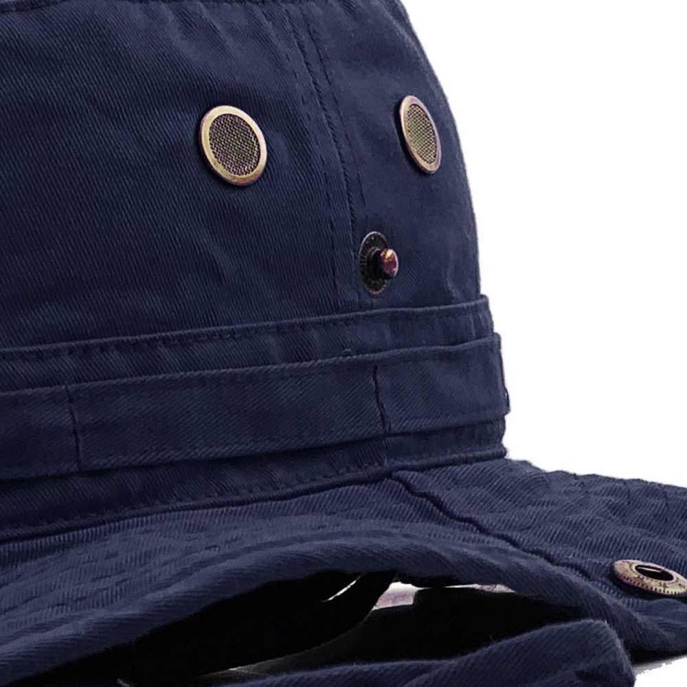Ethos Boonie Safari Hat Mørkeblå - Bucket Hat fra Ethos hos The Prince Webshop