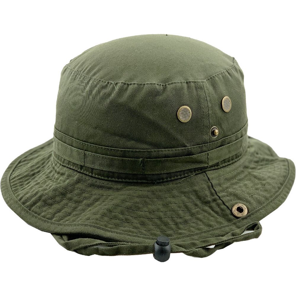 Ethos Boonie Safari Hat Armygrøn - Bucket Hat fra Ethos hos The Prince Webshop