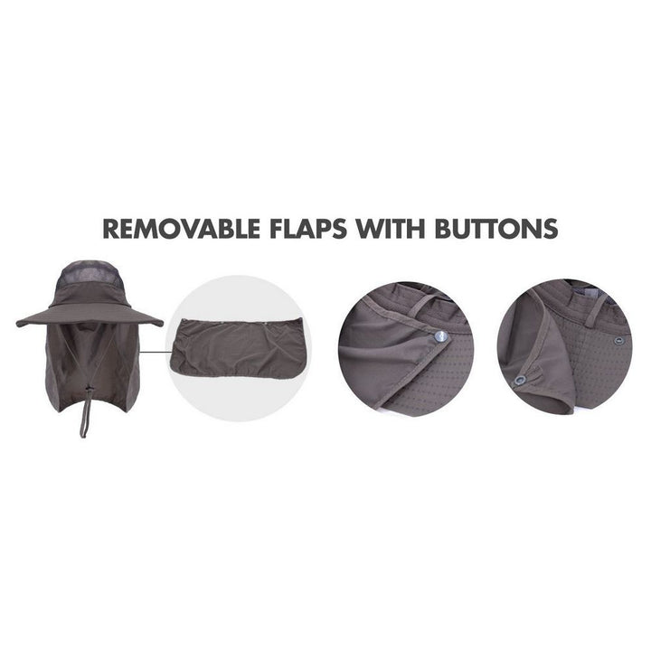 Ethos Sol Hat - Buckethat med Nakkeflap - vælg mellem 2 farver - Hat fra Ethos hos The Prince Webshop