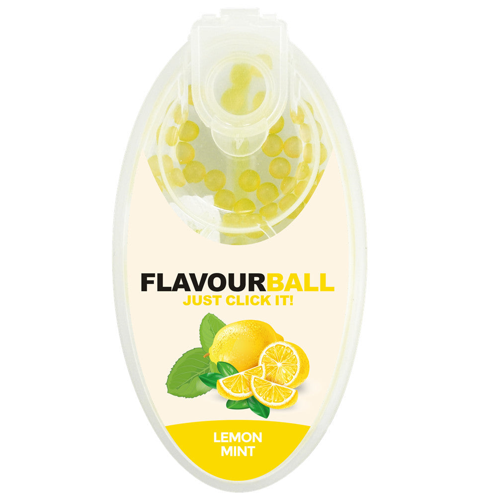 100 stk Cool Lemon Mint Flavour Balls i Pod - Aroma Kugler fra FLAVOUR BALLS hos The Prince Webshop