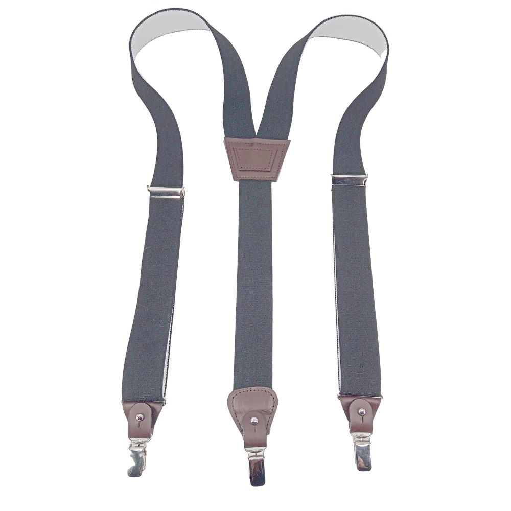 Lögum LUX - Brede Sorte Y Seler med Læder og Clips - Seler fra LÖGUM hos The Prince Webshop
