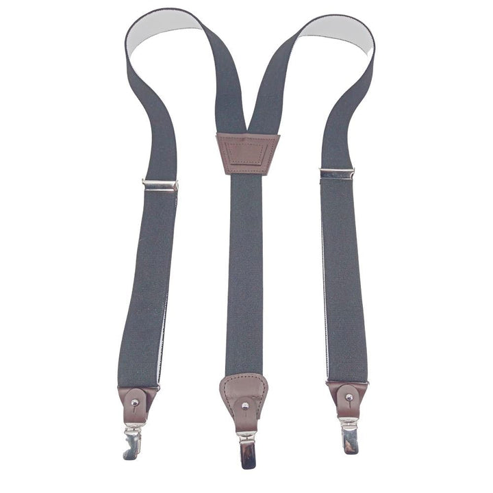 Lögum LUX - Brede Sorte Y Seler med Læder og Clips - Seler fra LÖGUM hos The Prince Webshop