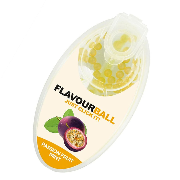 100 stk Cool Passionfruit Mint Flavour Balls i Pod - Aroma Kugler fra FLAVOUR BALLS hos The Prince Webshop