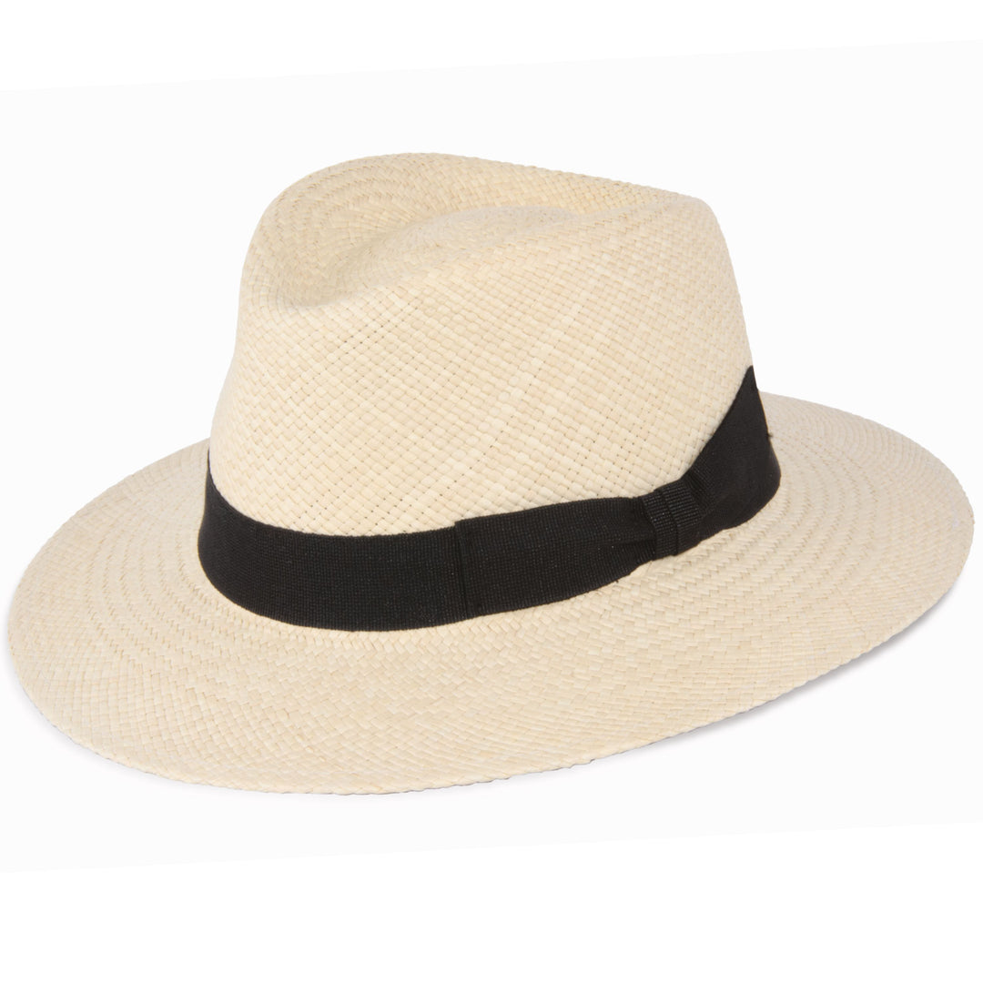 MJM Pacora Panama Hat - Stråhat Natural - S (56 cm) - Hat fra MJM Hats hos The Prince Webshop