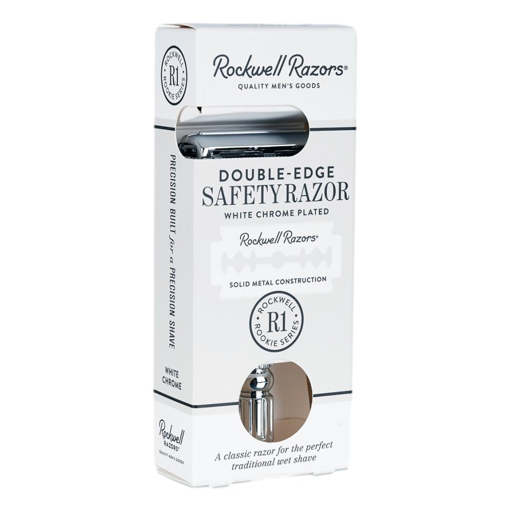 Rockwell Razors R1 Razor - Chrome eller Black Chrome - Razors & Razor Blades fra Rockwell Razors Co. hos The Prince Webshop