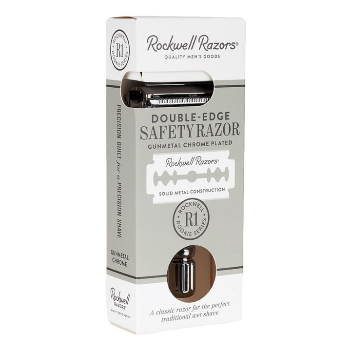 Rockwell Razors R1 Razor - Chrome eller Black Chrome - Razors & Razor Blades fra Rockwell Razors Co. hos The Prince Webshop