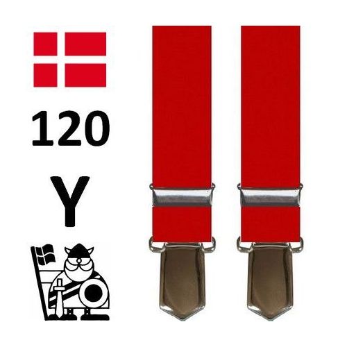 Røde Smalle Smoking Seler - Seler fra SCANBELT Shooster hos The Prince Webshop
