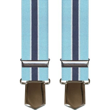 Brede Lyseblå Seler med Mørkeblå Stribe - Seler fra SCANBELT Shooster hos The Prince Webshop
