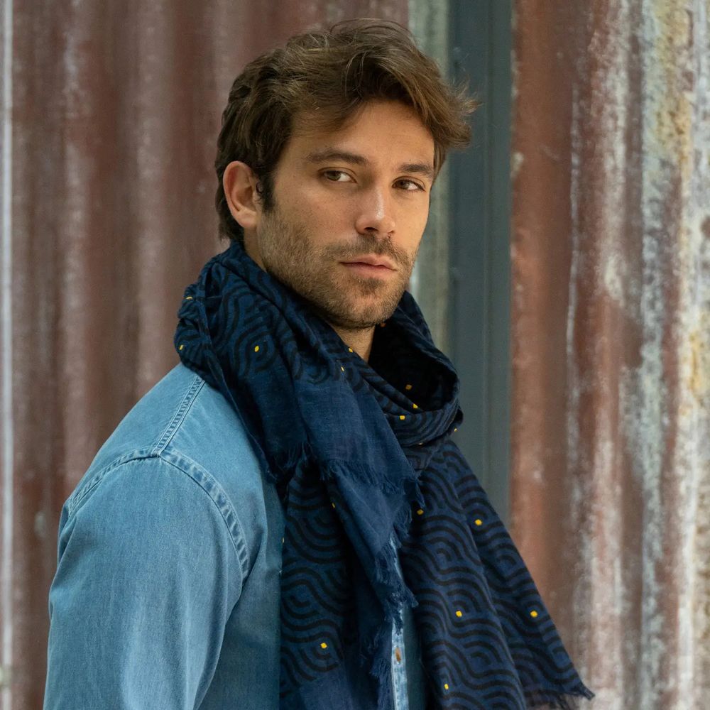 Cotton Scarf Iruma - Sommer Tørklæde i Øko Bomuld - Halstørklæde fra Billybelt hos The Prince Webshop