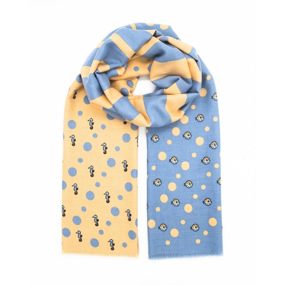 Scarf Designers Halstørklæde - Tank Mates - Halstørklæde fra Scarf Designers Berlin hos The Prince Webshop